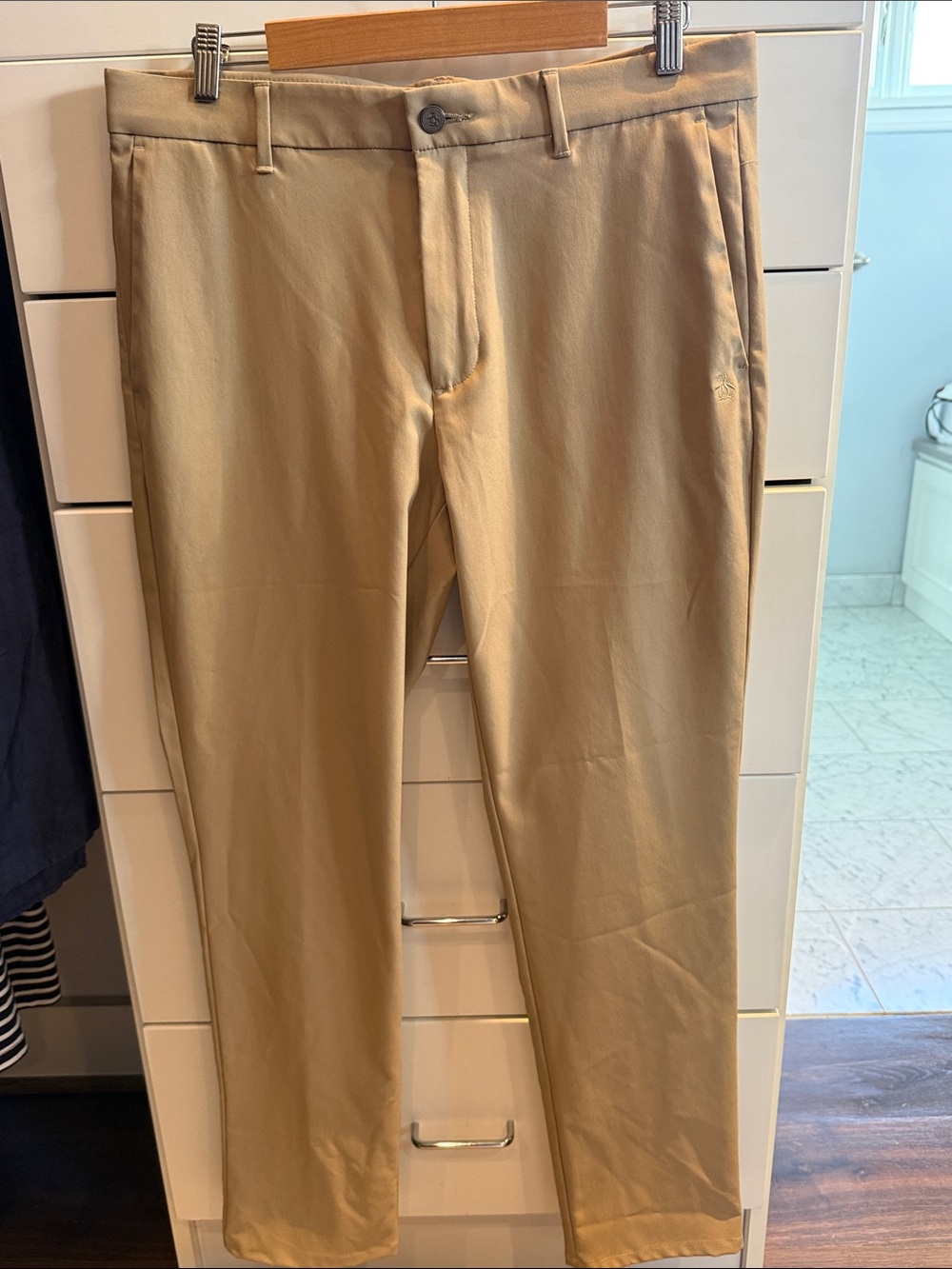 Men's Slim Chino Pants in Tan